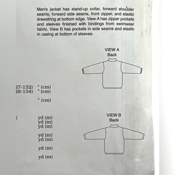 Vintage Y2K, uncut, factory folded Kwik Sew Pattern 3187 S - XXl - Picture 3 of 3